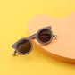 Baby Sunglasses with Soft Silicone Frame - Brown