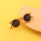 Baby Sunglasses with Soft Silicone Frame - Yellow