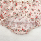 Elegant Floral Lace Baby Romper