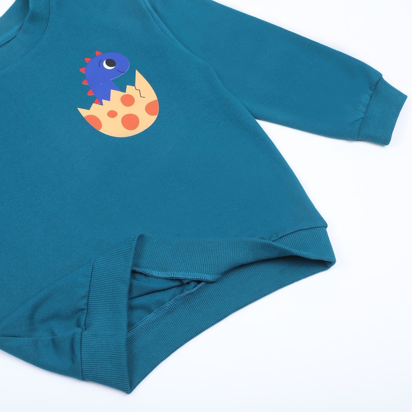 Kids' Co-Ord Set - Teal Blue Dino Print