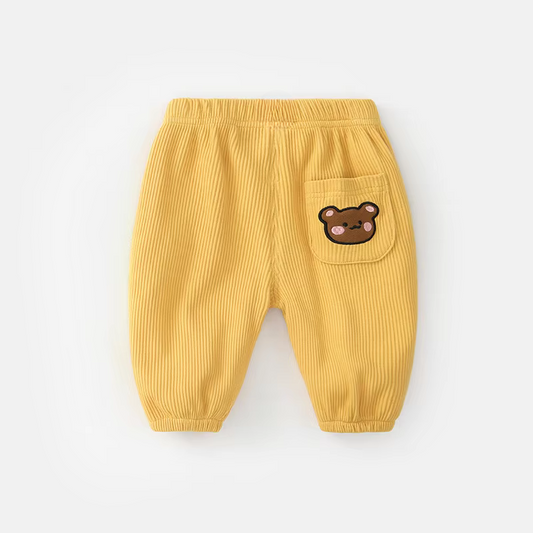 Thickened Corduroy Baby Pants –  Yellow Bear