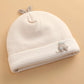 Cozy Organic Cotton Double-Layered Caps for infants