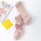 Pink Ribbon Bow Princess Stockings: Elevate Elegance with Every Step!