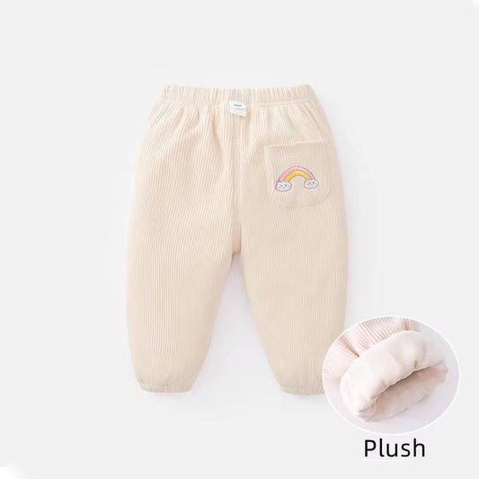 Thickened Corduroy Baby Pants – Rainbow