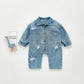 Baby Denim Romper – Stylish & Rugged for Little Explorers