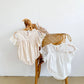 Dreamy Baby Romper: Short-Sleeved Elegance in 100% Cotton