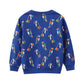 Trendy and Colorful Blue Spring Autumn Sweatshirt