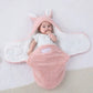 Hooded Super Soft Wearable Warm Baby Blanket/Swaddle - PInk