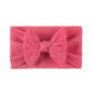 Soft Jacquard Headbands with bow for Baby Girls
