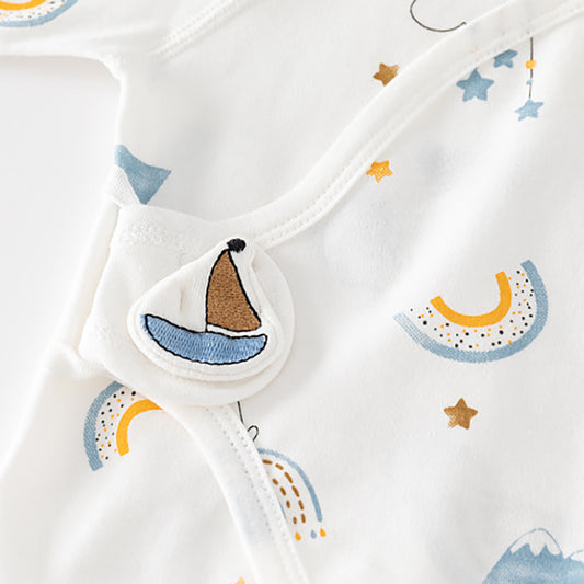 Elevate Your Baby's Style with Our Newborn Pure Cotton Top - Sailor