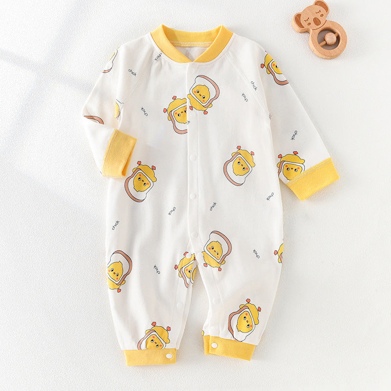 Pure Comfort: Cute Toastie Cotton Romper for Newborns