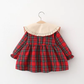 Adorable Long Sleeve A-Line Baby Girl Dress with Bunny Pendant