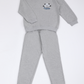 Kids Autumn Co-Ord Set - Grey with Panda Design