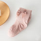 Pink Ribbon Bow Princess Stockings: Elevate Elegance with Every Step!