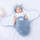 Hooded Super Soft Wearable Warm Baby Blanket/Swaddle - Blue