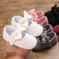 Soft-Sole Cushioned Baby Shoes with a cute bow