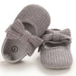 Soft-Sole Cushioned Baby Shoes with a cute bow