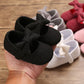 Soft-Sole Cushioned Baby Shoes with a cute bow