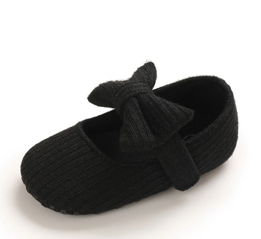 Soft-Sole Cushioned Baby Shoes with a cute bow