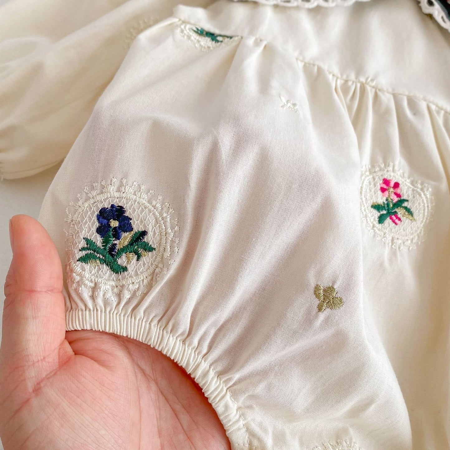 Spring Princess Baby Dress - Elegant Embroidery & Pure Cotton