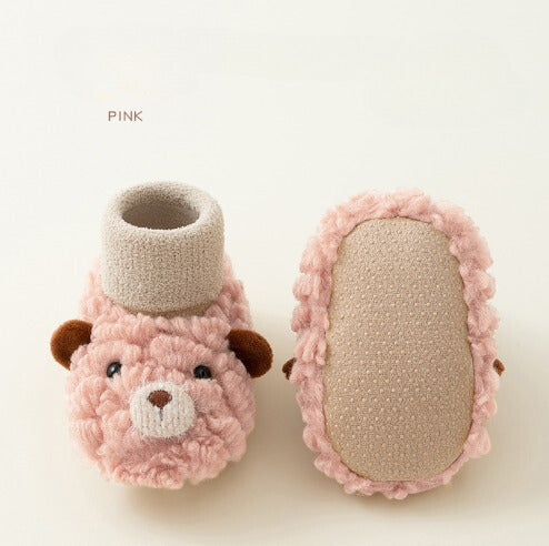 Lamb Fleece Baby Socks Shoes for Winters – Non-Slip & Cozy