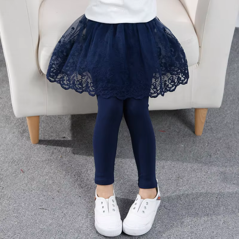 Princess Skirt Leggings - Blue