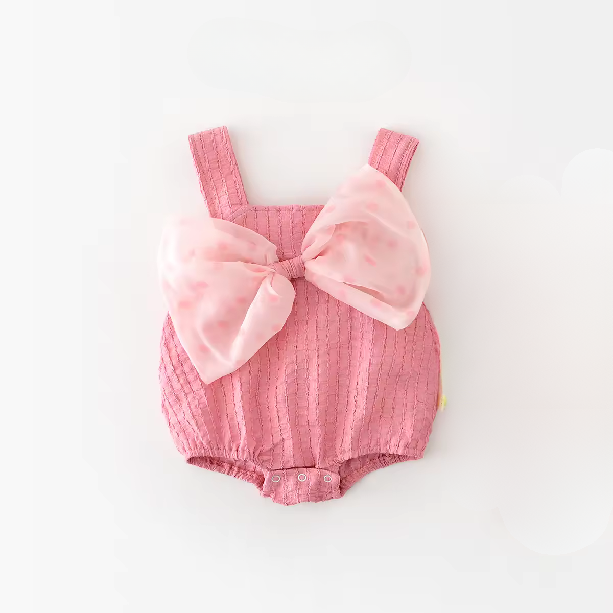 Adorable Style and Comfort for Newborns- Bow Romper