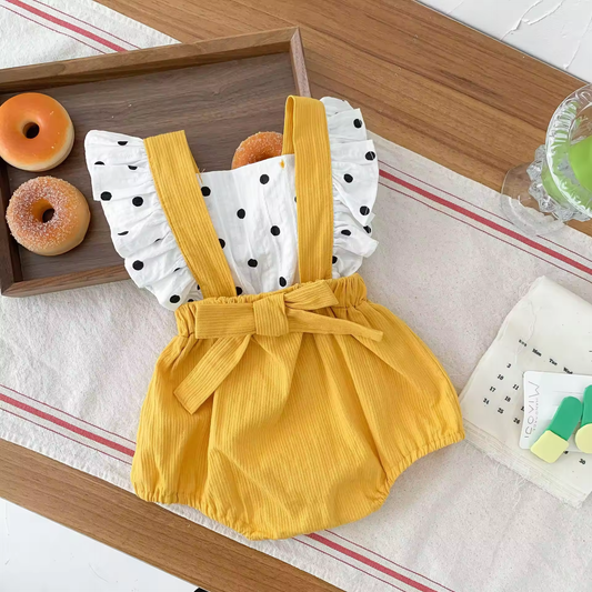 Polka Dot Baby Bodysuit - Ultimate Comfort & Adorable Design