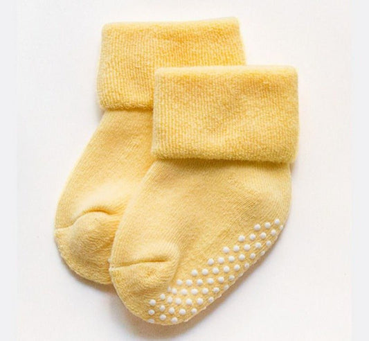 Premium Cotton Anti-Skid Kids Socks | Non-Slip Grip for Active Children - Crazy Toes ®