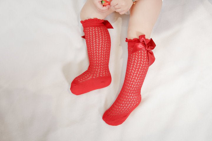 Princess Socks: Elevate Your Baby Girl's Style with Comfort and Elegance - Red - Crazy Toes ®