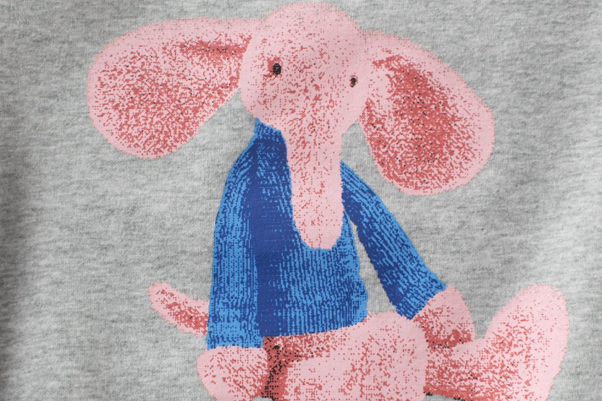 Stay Cozy with CrazyToes Fleece Pullover - Cute Elephant Print - Crazy Toes ®